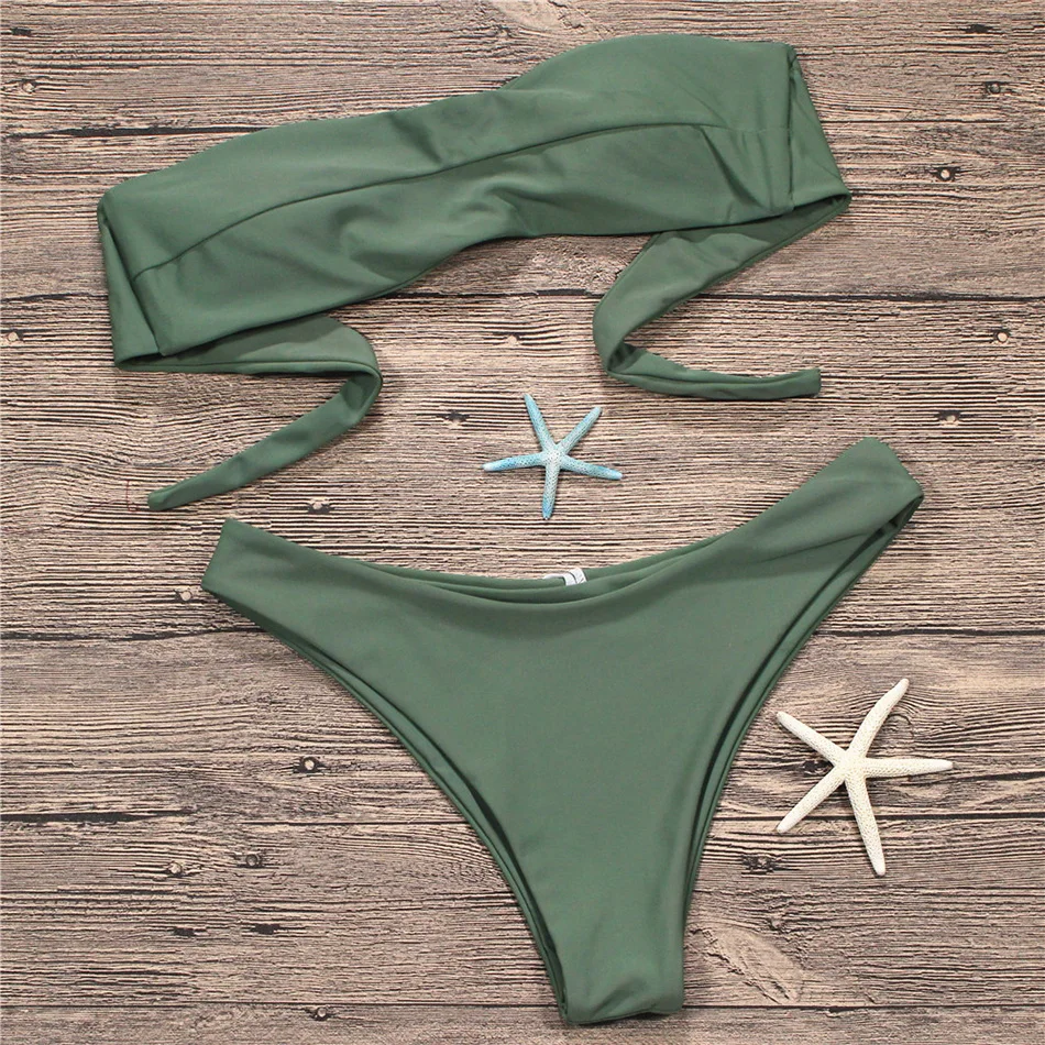2018 без бретелек Бикини Для женщин Плавание одежда Push Up Bandeau сексуальная