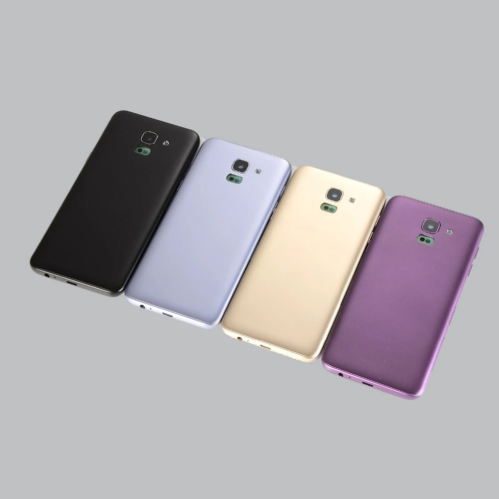 Корпус средняя рамка чехол для Samsung Galaxy J6 2018 J600 J600F задняя крышка батарейного