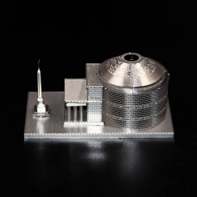 Металлическая модель сборки из нержавеющей стали DIY 3D стереоскопическая мозаика
