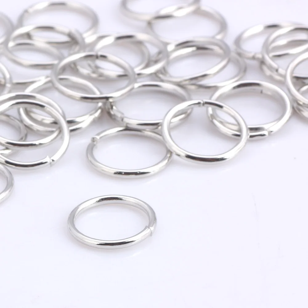 Кольцо OlingArt Jump диаметром 0 7 мм/1 мм Loop Trail 10 200 шт./лот link loop Rhodium plating DIY для