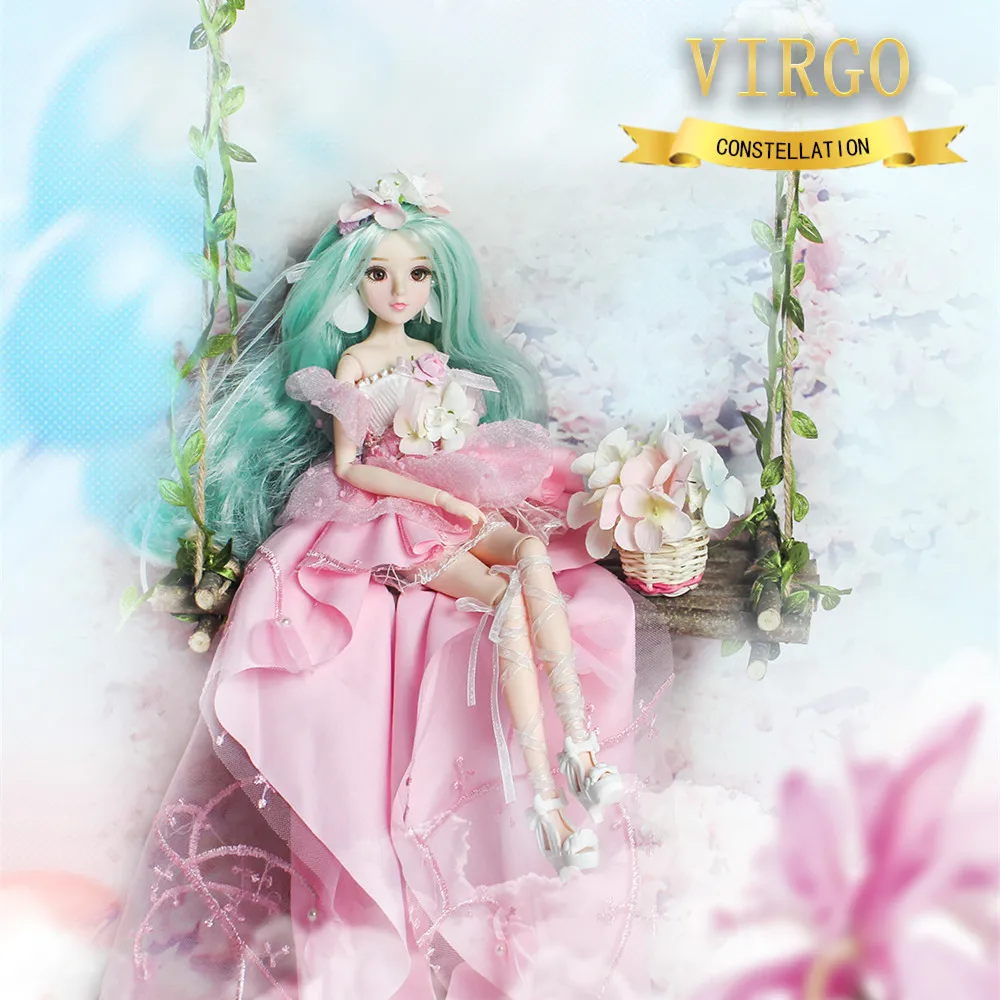 DBS BJD TOY joint body 12 созвездий Дева с экипировкой сапоги подставка детская игрушка