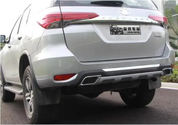 ABS Хромовая автомобильная пленка для передней панели + задние защитные бамперы