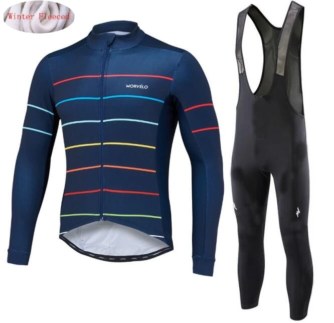 Molo Зима теплоизолирующего флиса Велосипеды Джерси 2018 pro team ropa ciclismo hombre invierno