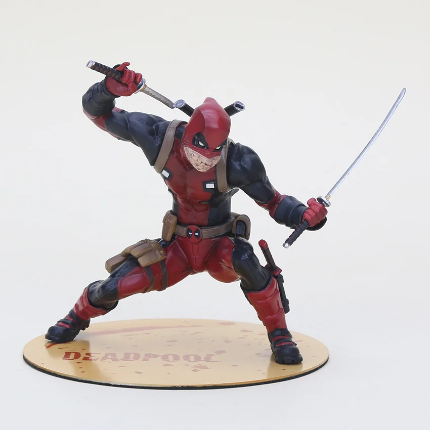 yellow deadpool opp 14,5-27 см игрушки Marvel Iron Studio the Spiderman ARTFX+ Статуя 1/10 Масштаб ПВХ экшн-фигурка Venom Carnage Коллекционная модель игрушки - Цвет: yellow deadpool opp