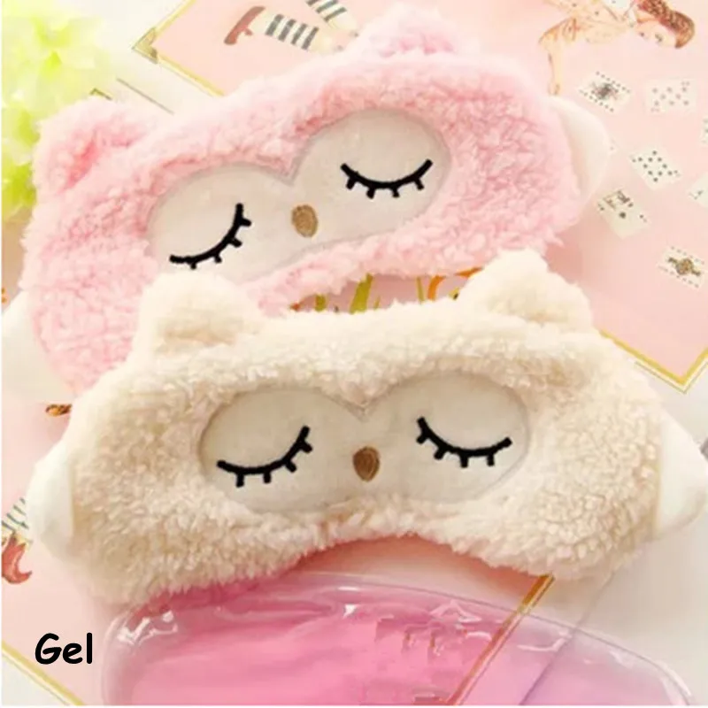 Спальные Маска Для Глаз Путешествия Овец Стиль Отдыха Льда или Горячей компресс