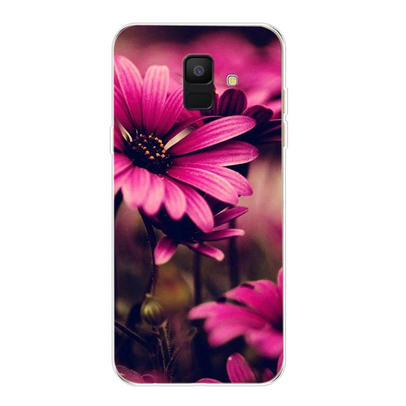 Чехол для Samsung Galaxy A600 A600F plus A6 2018 TPU цветной мягкий чехол с рисунком оленя черепа R005