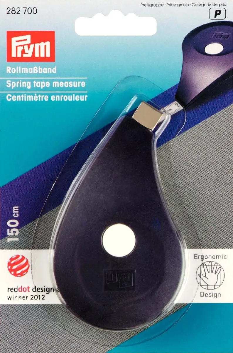 Германия Prym 282700 282701 пружинная рулетка, метрическая, дюймовая, ручная DIY, Швейные аксессуары, пэчворк, шитье