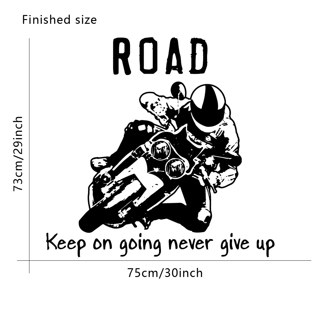 Езда на мотоцикле Цитата гостиная спальня исследование съемные экологичные