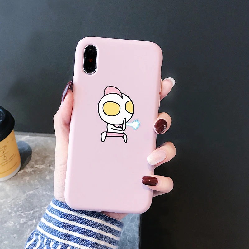 Чехол для телефона GlamPhoneCase с милым мультипликационным принтом iPhone XS Max XR X 7/8 Plus 6/6S