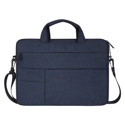 Navy Нейлоновая Наплечная Сумка, сумка для ноутбука 15,6 для Mackbook Air 13 Case14 15 для Xiaomi Asus Dell lenovo, мужские и женские сумки-мессенджеры - Цвет: Navy