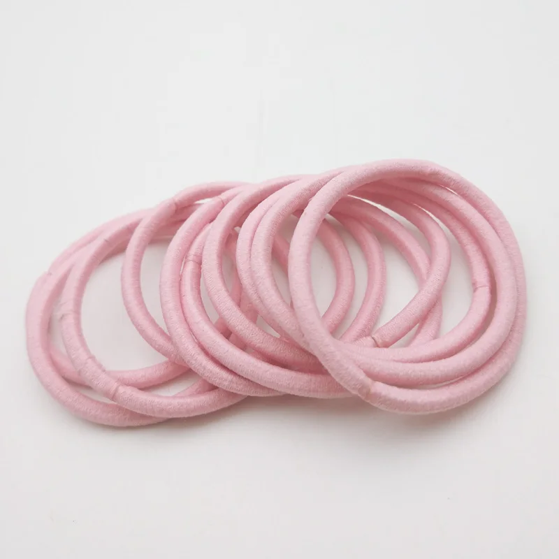 pink 20 шт./партия, 5 см, аксессуары для волос для женщин, эластичные резинки для волос, для девушек, милые веревки для волос, конский хвост, держатель для галстука - Цвет: pink