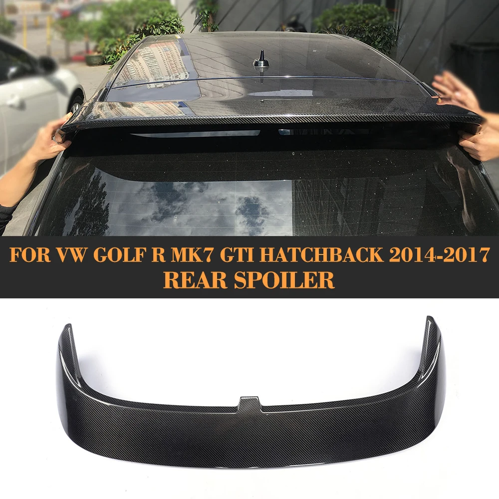 Для VW Golf 7 VII GTI MK7 R 2014 2017 задний спойлер не для Volkswagen Standard & Line на крыше из