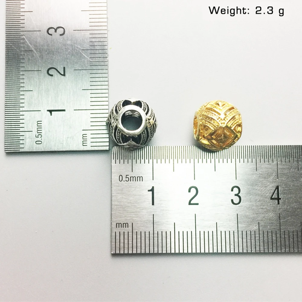 Посеребренные и золотистые бусины Arma в африканском стиле большинство модных