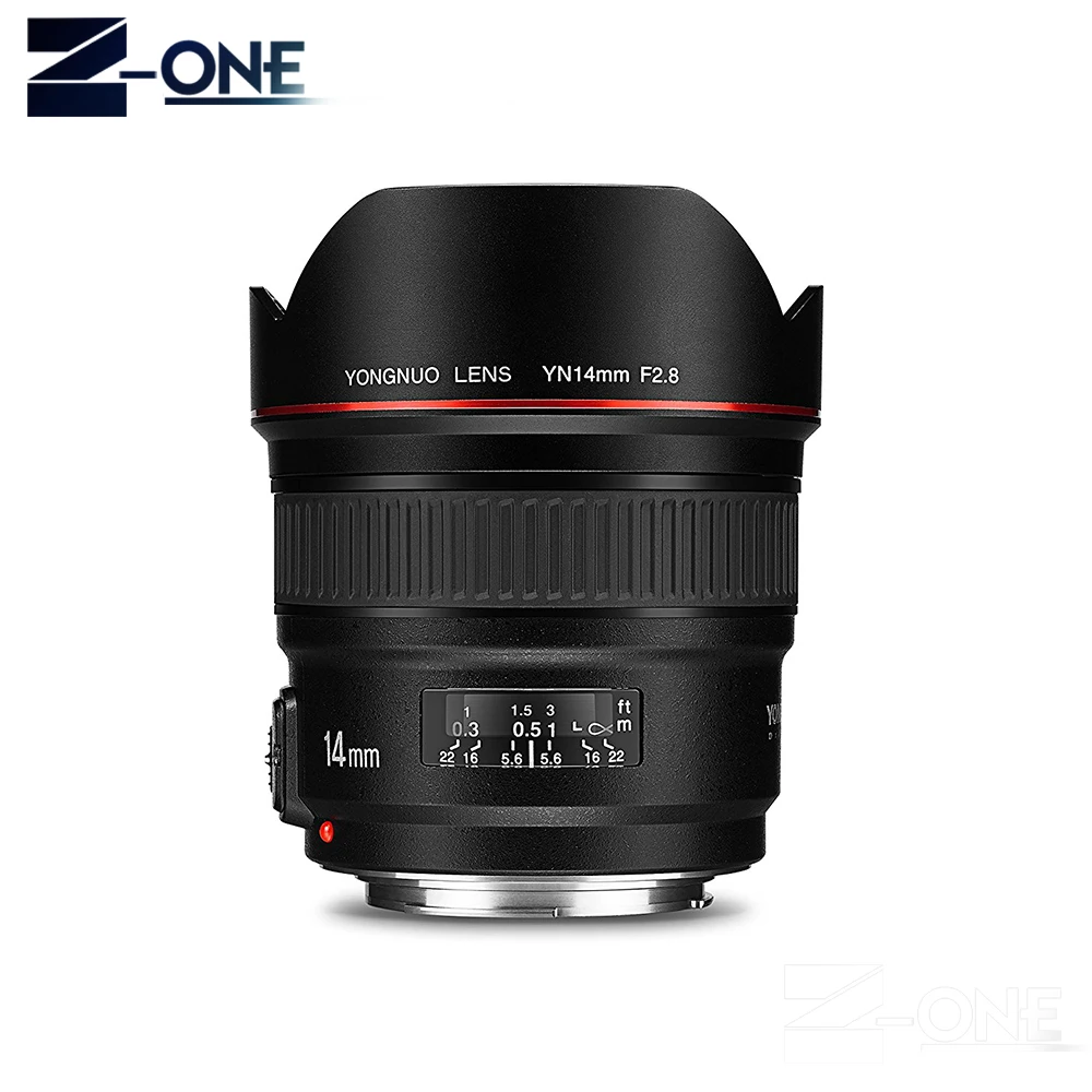 Объектив Yongnuo yn14 мм F2.8 AF MF автофокус ультраширокий угол основной объектив 14 для