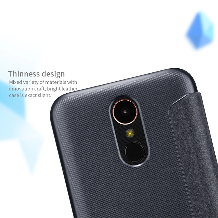 NILLKIN Sparkle супер тонкий окна дизайн откидная крышка Искусственная кожа чехол для LG