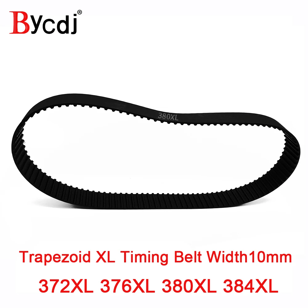 

BycdjXL Timing Belt 372XL/376XL/380XL/384XL Rubber Timing Pulley Belt 10mmWidth Closed LoopToothed Transmisson Belt pitch 5.08mm