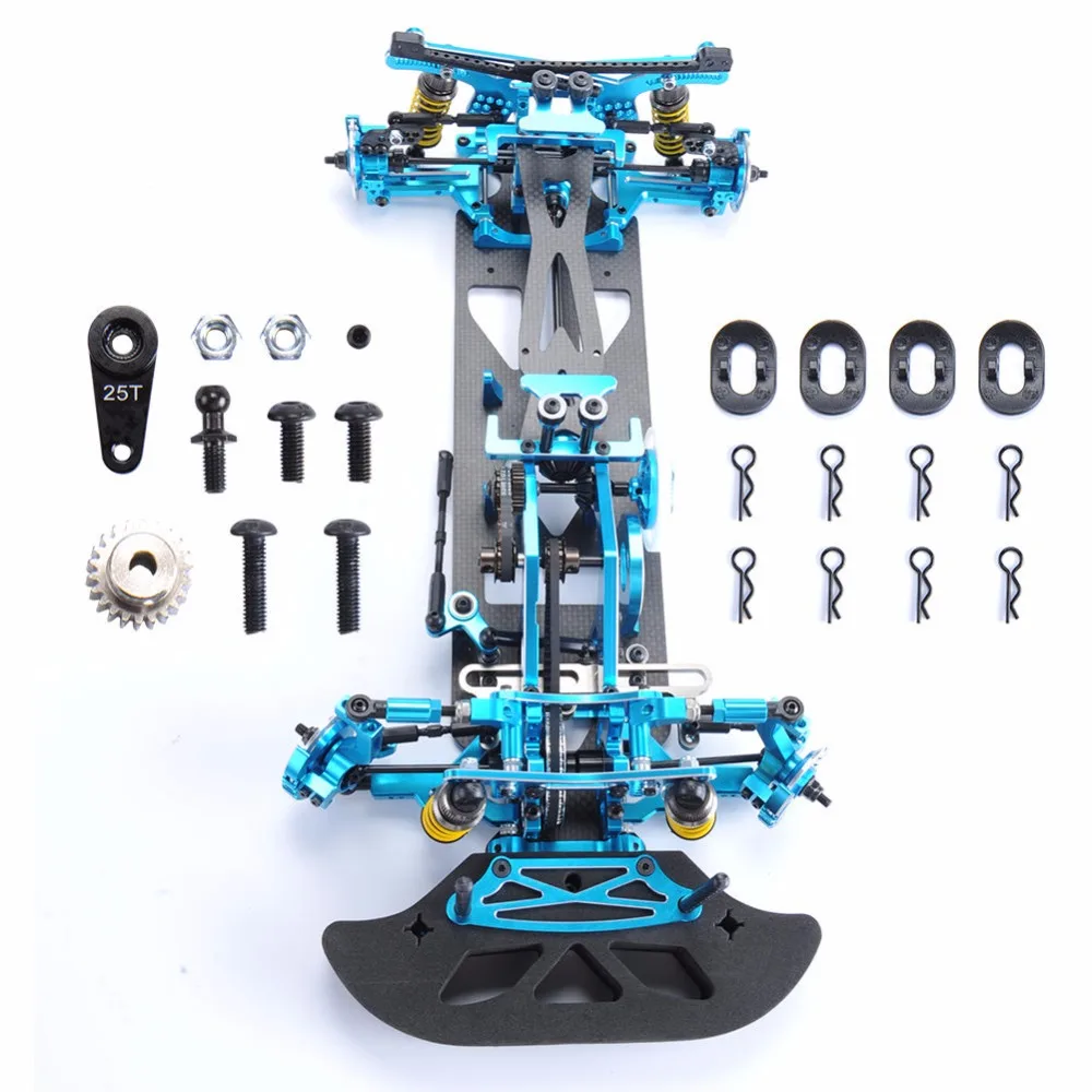 1:10 4WD Drift Red Carbon Fiber RC гоночный автомобиль привод Shft рама комплект шасси G4 Hotsa RC гоночный автомобиль аксессуары