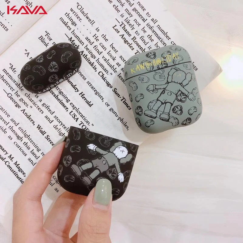 Кас Мультфильм Bluetooth гарнитура VR коробка AirPods чехол для Apple 1/2 защита от ударов при