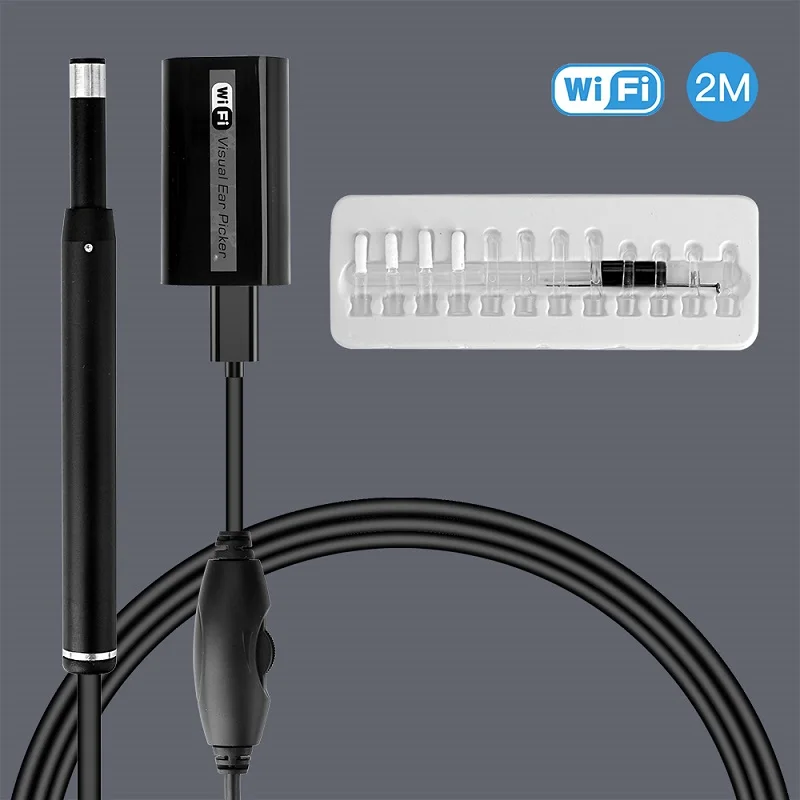 Черный медицинский usb эндоскоп F170 с Wi Fi камера для осмотра 5 мм Цифровое видео