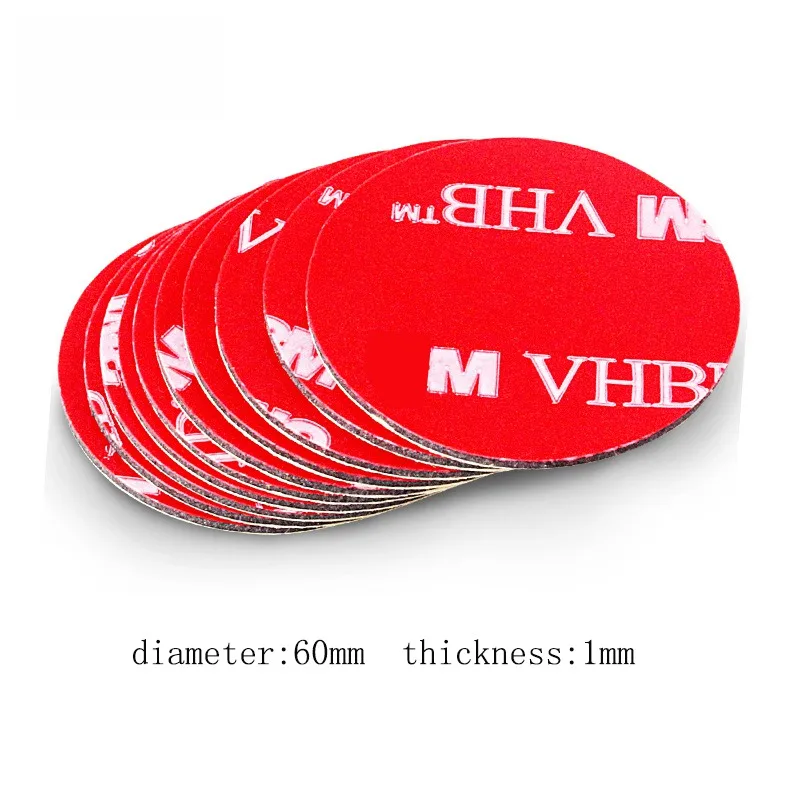 50pcs Double Sided Black Foam Tape Strong Pad Mounting Rounds Adhesive Square&ampRound 9449 | Автомобили и мотоциклы