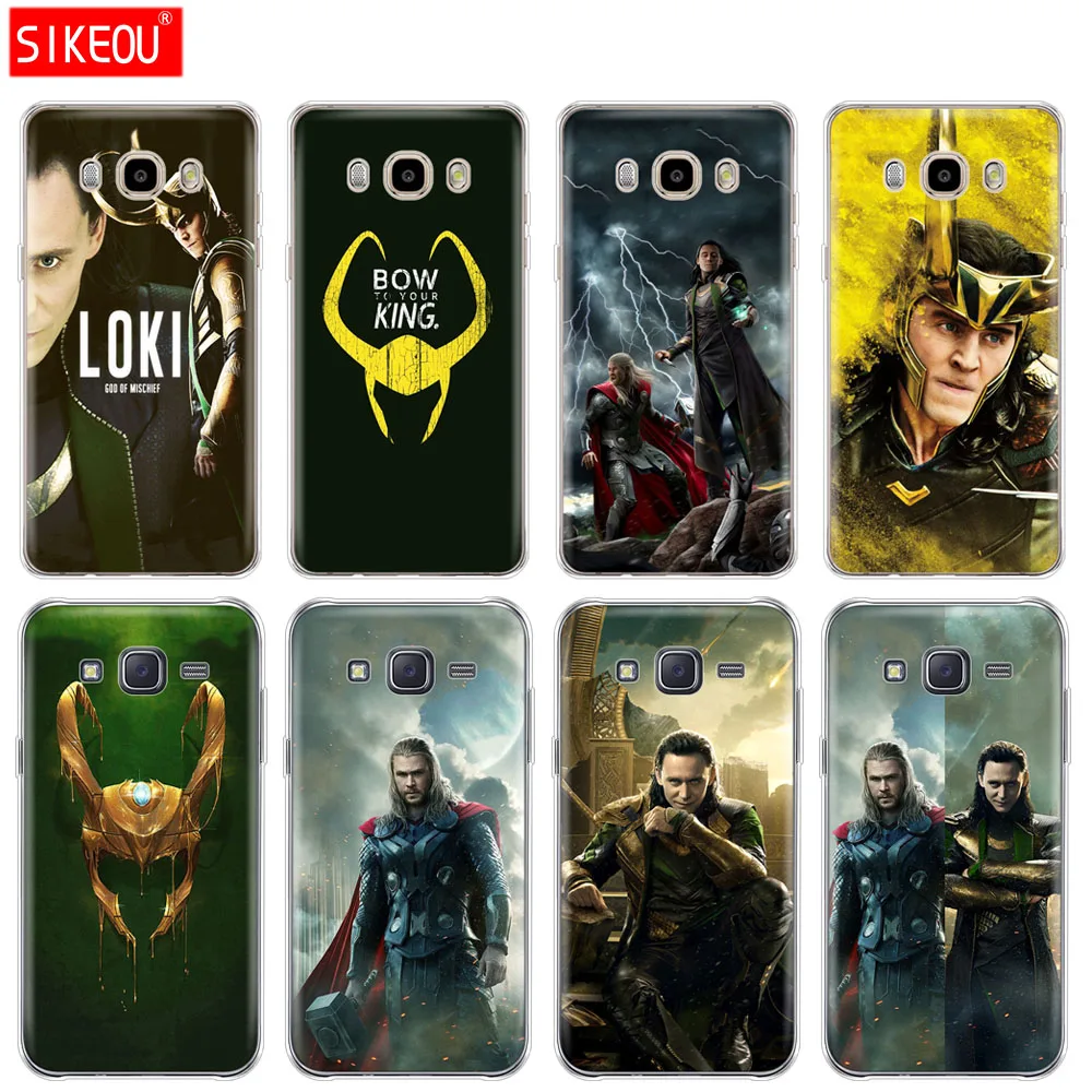 Силиконовый чехол для телефона Samsung Galaxy J1 J2 J3 J5 J7 MINI 2016 2015 prime Loki Thor|Бамперы| |