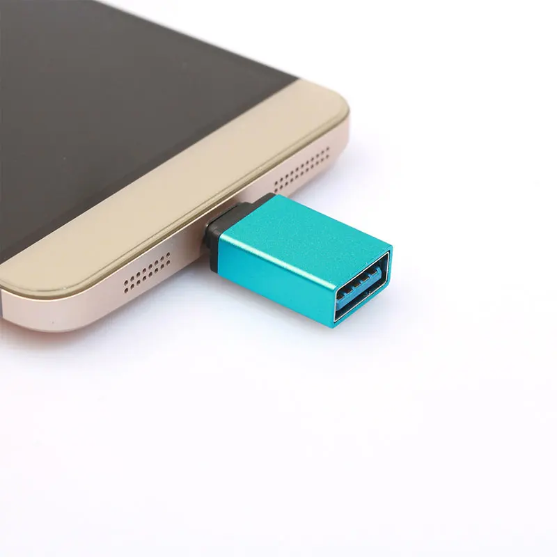 Металлический Переходник USB Type C папа 3 0 мама адаптер OTG для Nexus 5X 6P Xiaomi Mi4C Mi4S Mi5 Plus Zuk