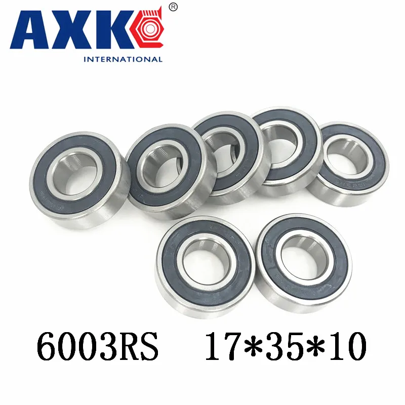 

Axk 6003rs Bearing Abec-3 (6 Pcs) 17*35*10 Mm Deep Groove 6003-2rs Ball Bearings 6003rz 180103 Rz Rs 6003 2rs Emq Quality