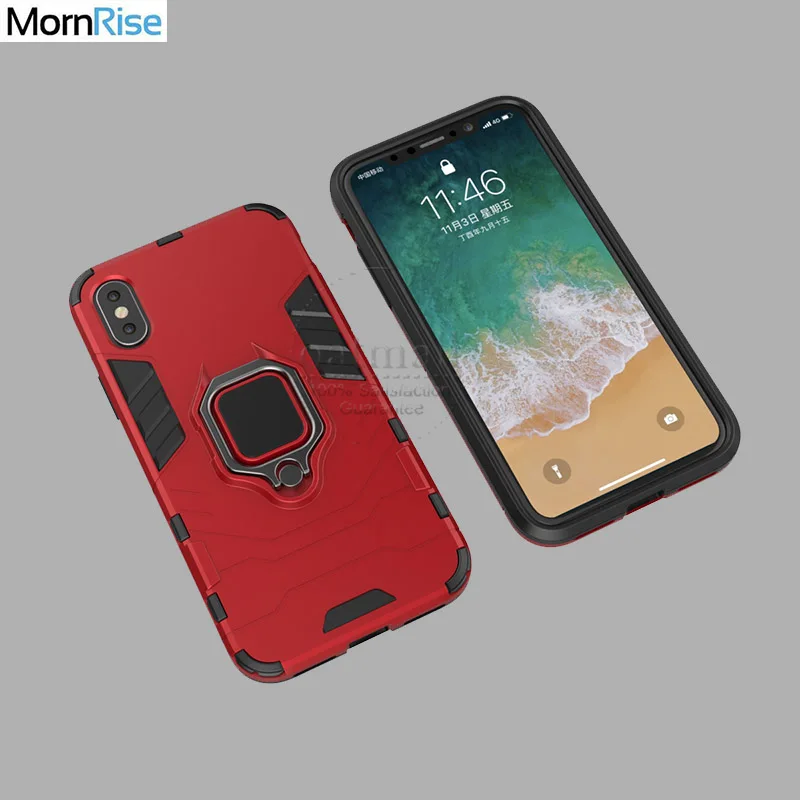 Двухслойный чехол для телефона Apple iPhone X XR Xs Max жесткий гибридный защитный с