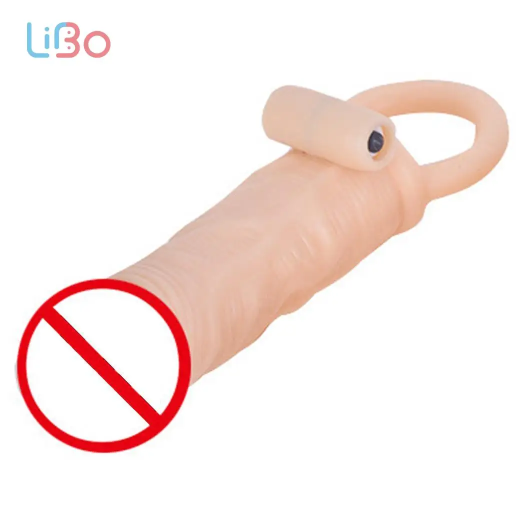 Li bo G Spot вибратор пенис расширитель желе батарея операции Вибраторы кольцо-рукав