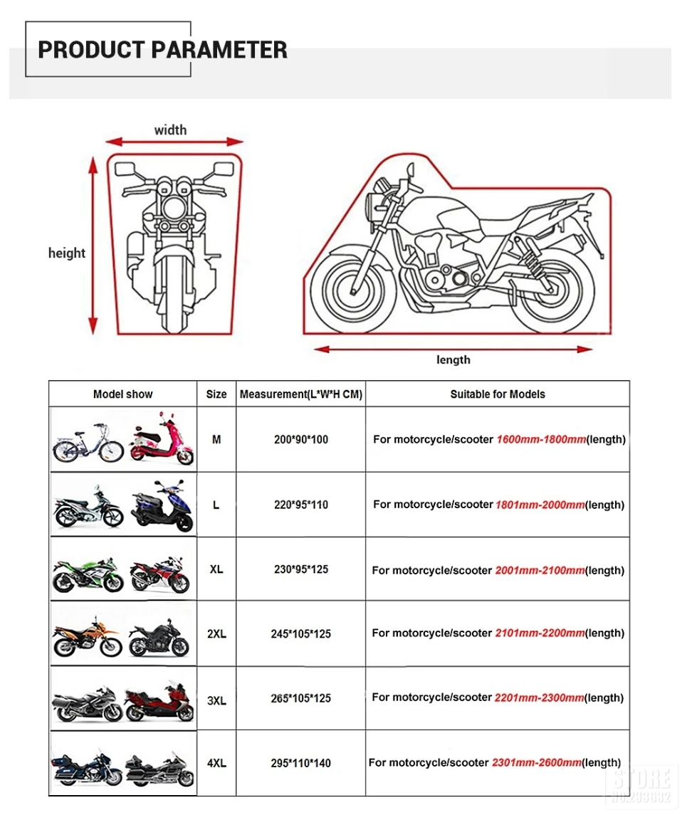 HEROBIKER мотоциклетный чехол для улицы с УФ-защитой для скутера, чехол для велосипеда, водонепроницаемый пылезащитный чехол для мотоцикла, чехол для дождя, дизайн с замком и отверстиями для помещений