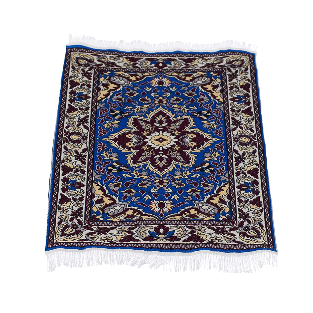 12-й кукольный домик миниатюрное вышитое покрытие для пола ковер 25 см X 15 см D