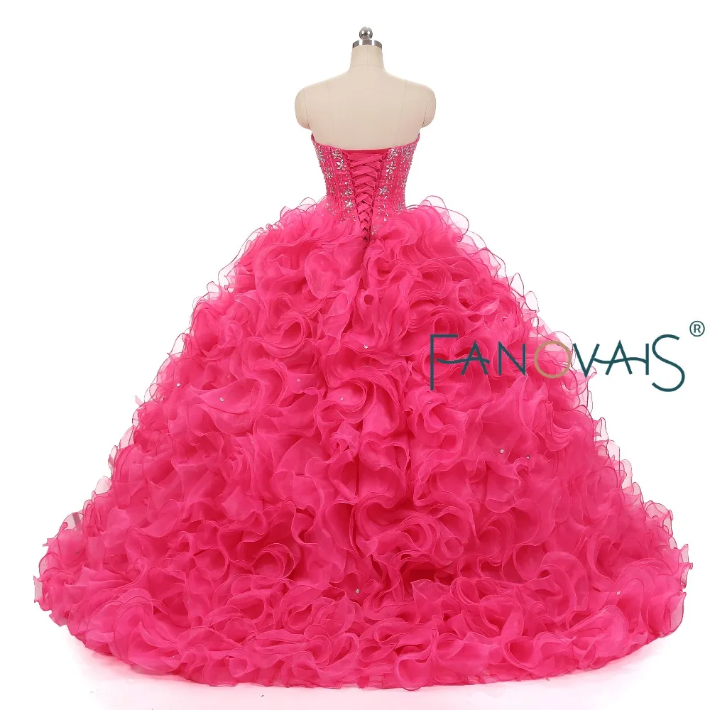 2019 Quinceanera платья с Болеро сладкий 16 органза оборки бисер Vestido dе Novia выпускного