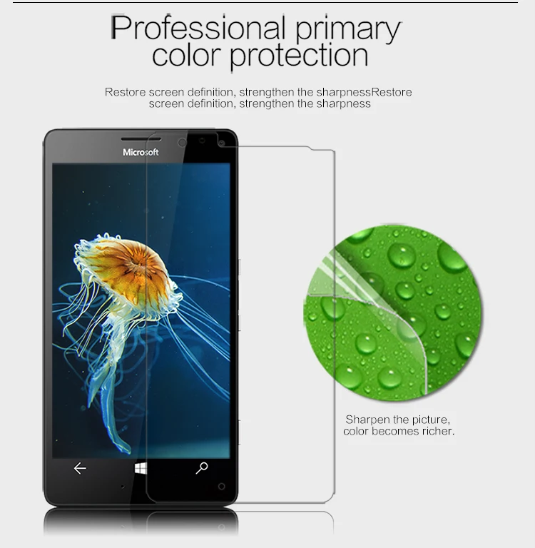 2 шт./лот Защита экрана для Microsoft Lumia 950 XL NILLKIN кристальная супер прозрачная