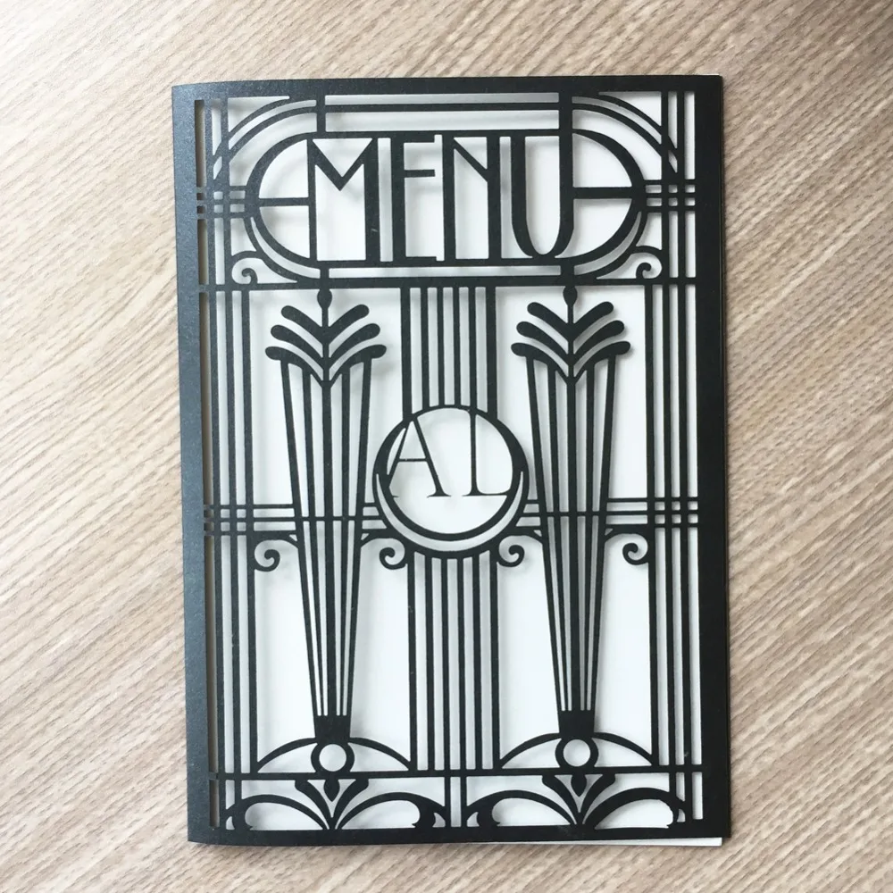 100 шт./лот индивидуальное приглашение в современном стиле для дня рождения