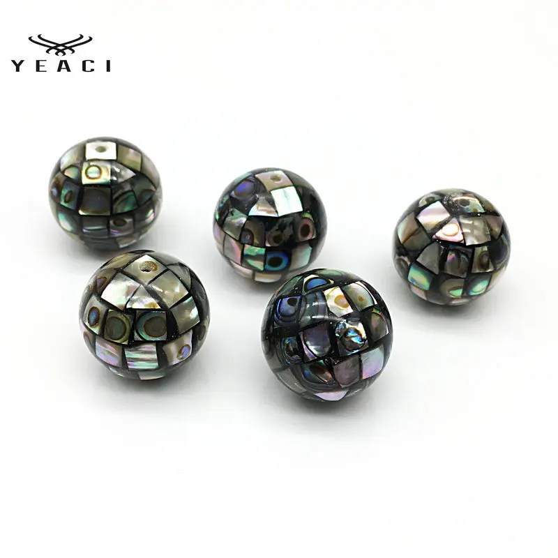 5 шт./лот натуральные новозеландские бусины из раковины абалона DIY ювелирные