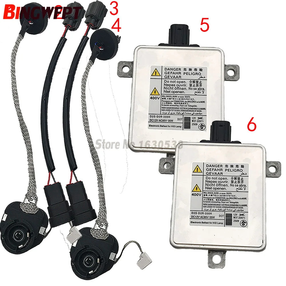 Новый ксеноновый балласт HID + провод лампа D2S D2R W3T19371 W3T16271 W3T20671 W3T20971|База| |