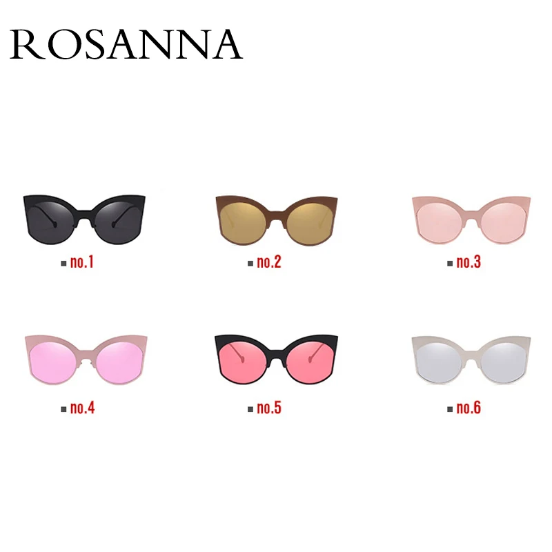 Женские солнцезащитные очки с кошачьим глазом ROSANNA брендовые дизайнерские