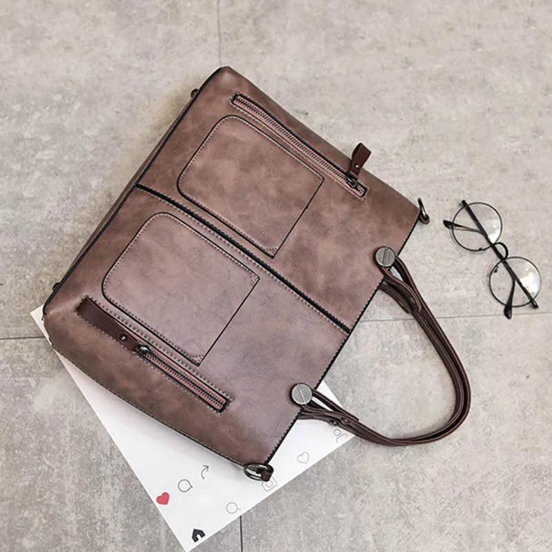 1 шт. Женская сумка через плечо большой емкости винтажная для мобильных телефонов