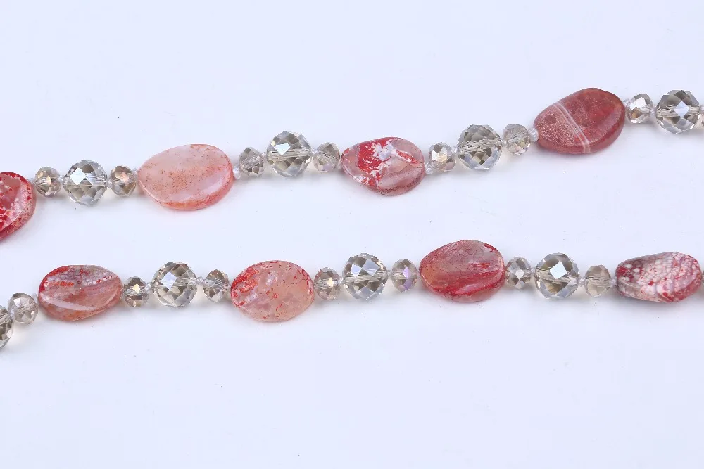 New natural stone necklace popular with crystal handmade choker femme jewelry | Украшения и аксессуары