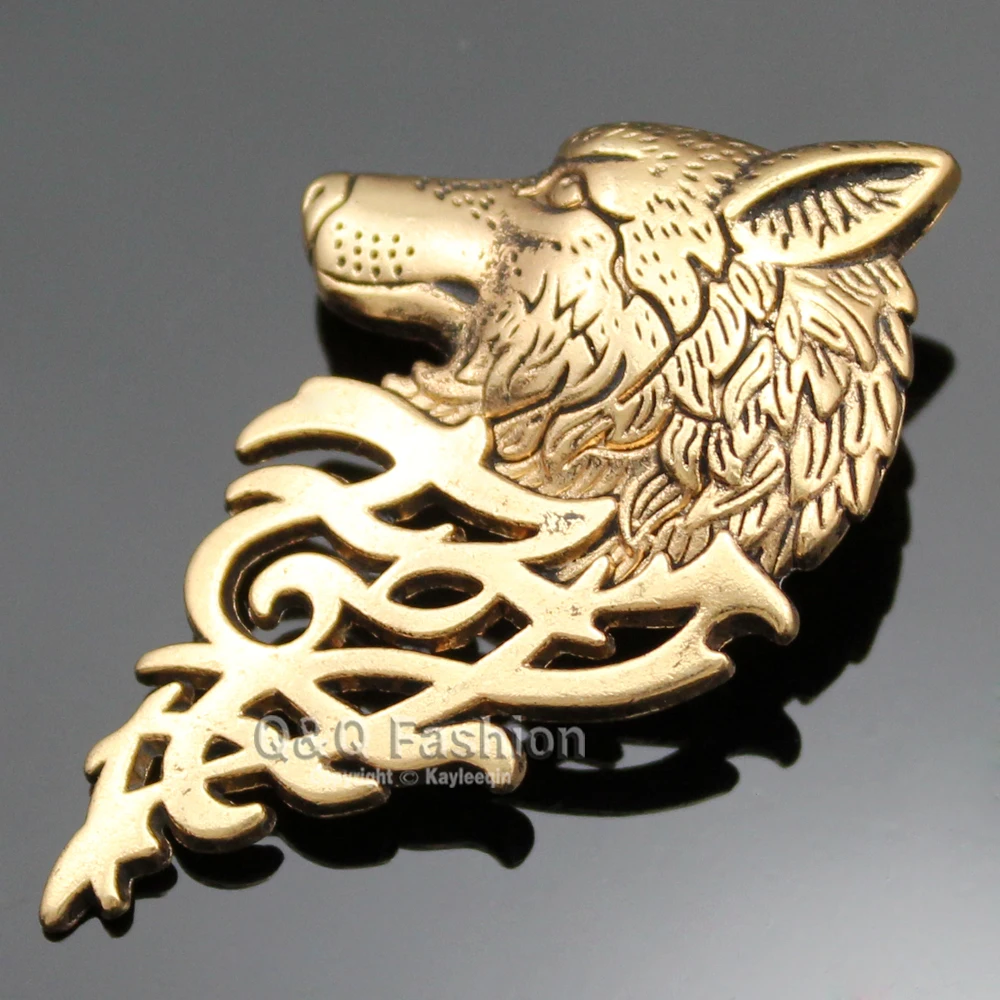 Художественное украшение в стиле ретро Койот с головой Койота|pin badge|brooch pinsbrooch