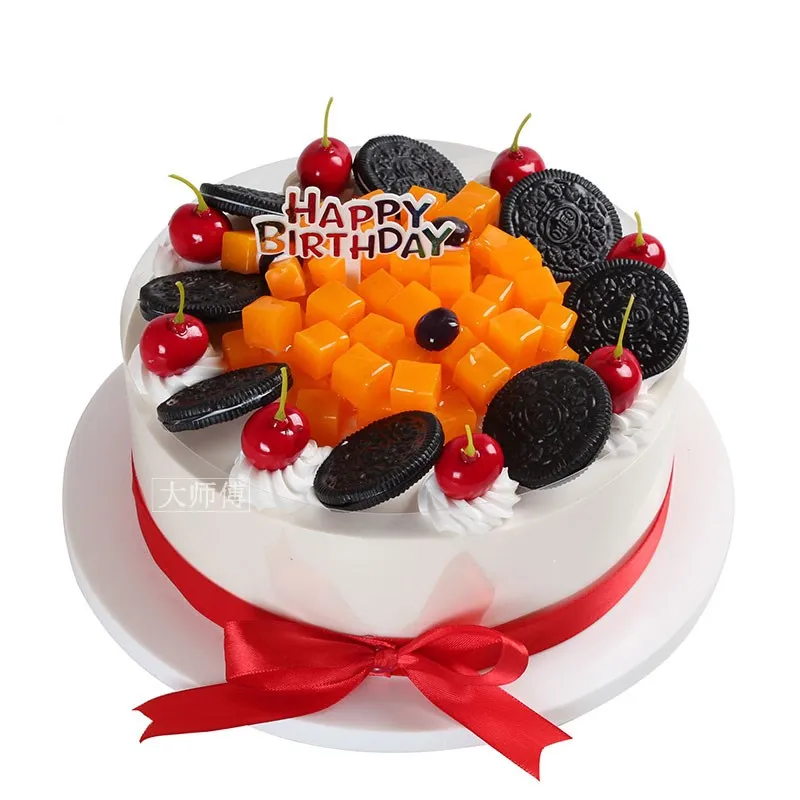 12 дюймов фруктовые Мультяшные искусственные помадки торт поддельные формы торта