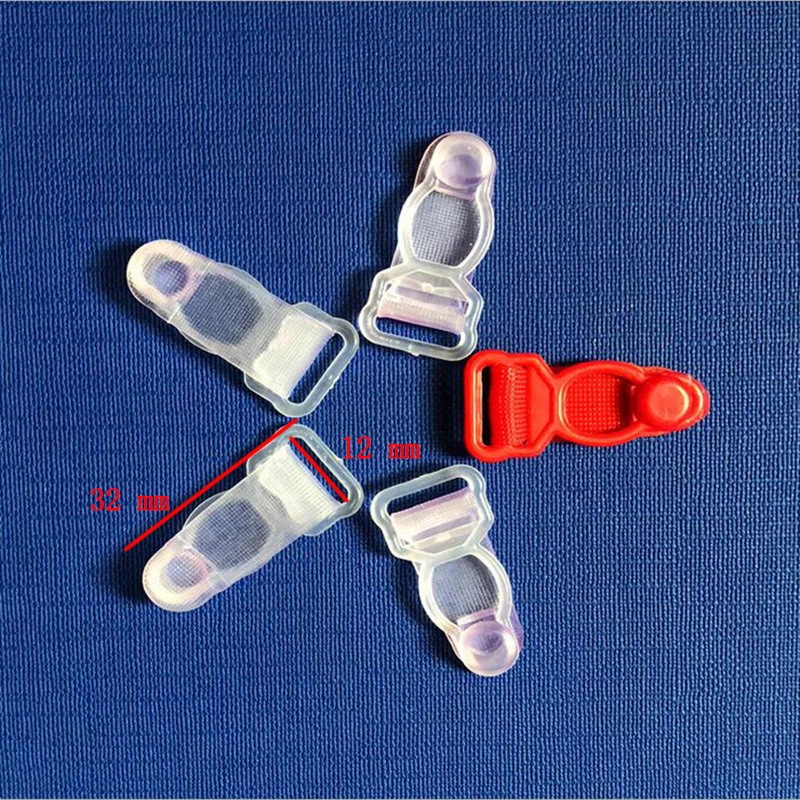 

Plastic Black/Pink/Red/White Corset Leg Garter Belt Clip Hooks Suspender Ends Hosiery Stocking Grips 200 pcs/lot