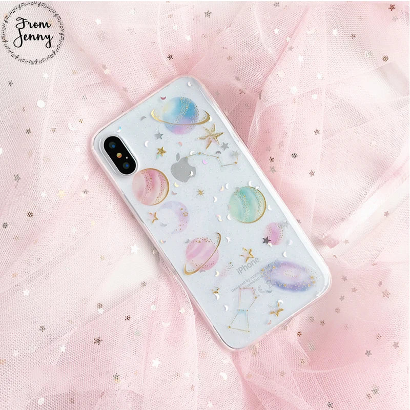 Милые прозрачные чехлы для iPhone 7 7plus 6 6S 6plus 6splus 8 8plus мягкий чехол из ТПУ девочек