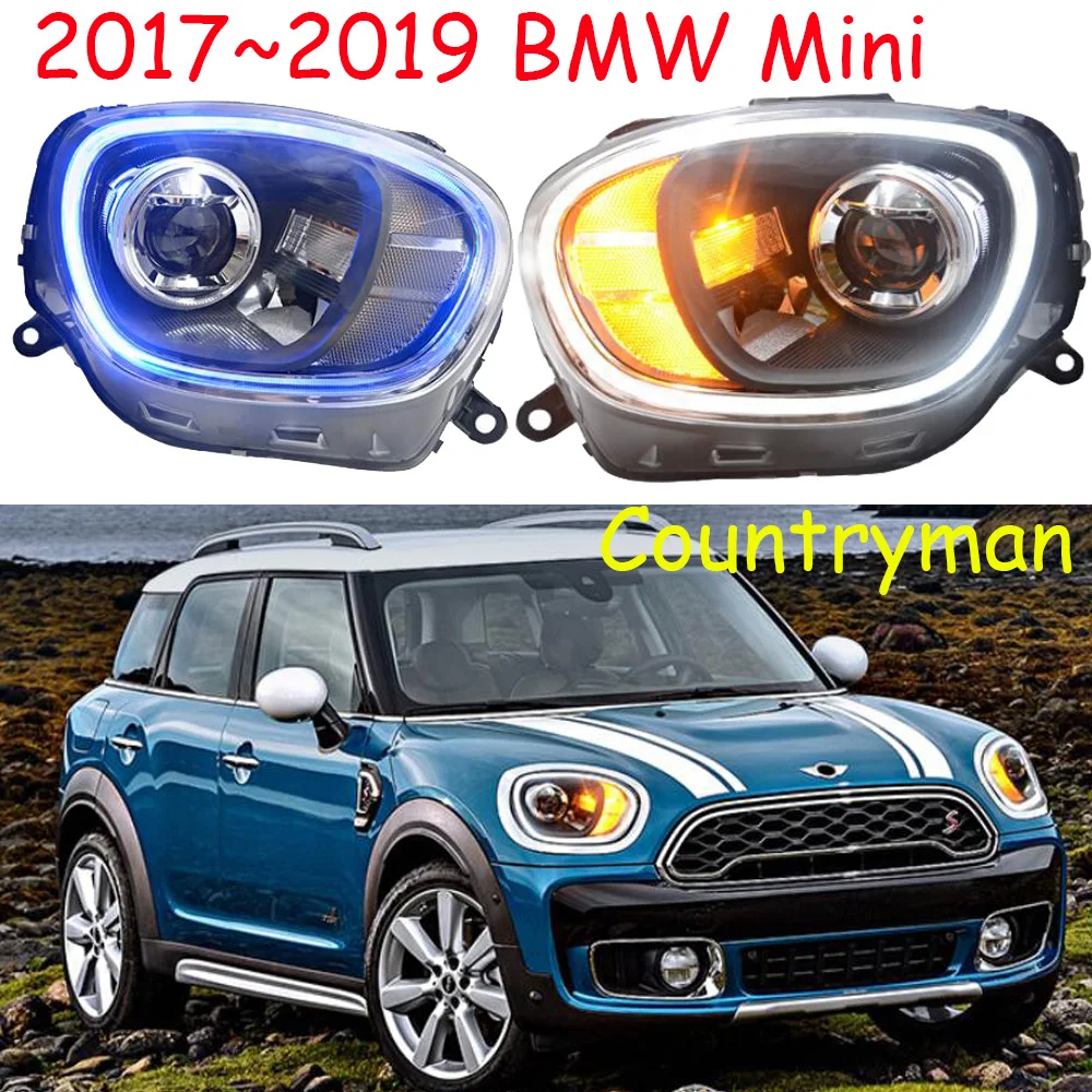 

2017 2018/2007~2014 Car Styling for For BMW MINI Cooper Countryman F60 Headlights Lens Projector Dynamic turn signal LED DRL