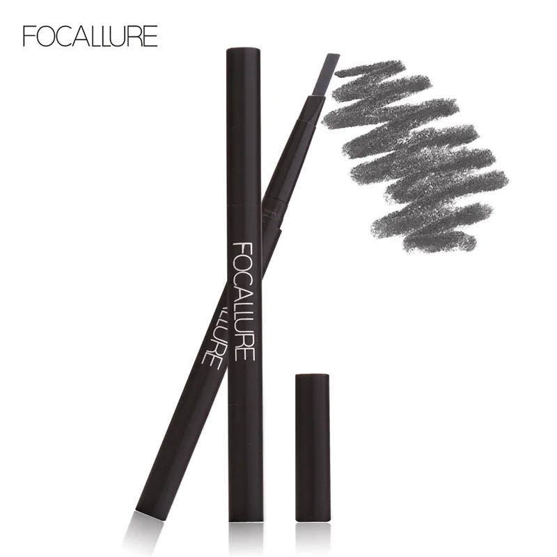 FOCALLURE карандаши для бровей натуральный черный выдувные брови ручка легко носить макияж глаз бровей усилитель - Цвет: 1