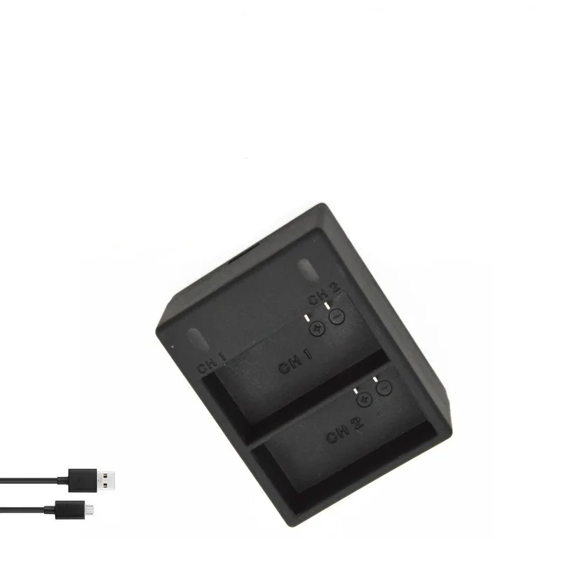 charger Аккумулятор Clownfish USB двойной порт зарядное устройство для Gopro hero 3 3+ AHDBT 301 302 зарядное устройство аксессуары для действий - Цвет: charger
