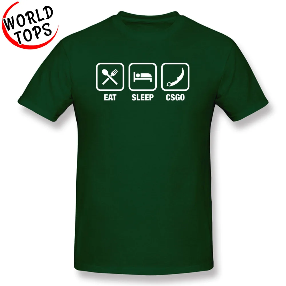 Дешевые отличные футболки с буквенным счетчиком Strike Global offension Eat Sleep игра программист футболки мужские модные топы футболки Messi