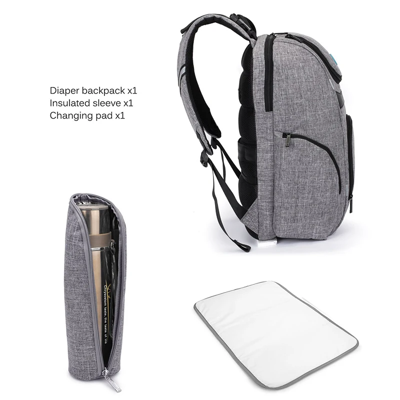New Arrival Multifunction Baby Diaper Bag Backpack Water-resistant Nappy With Insulated Pockets Travel Rucksack | Мать и ребенок