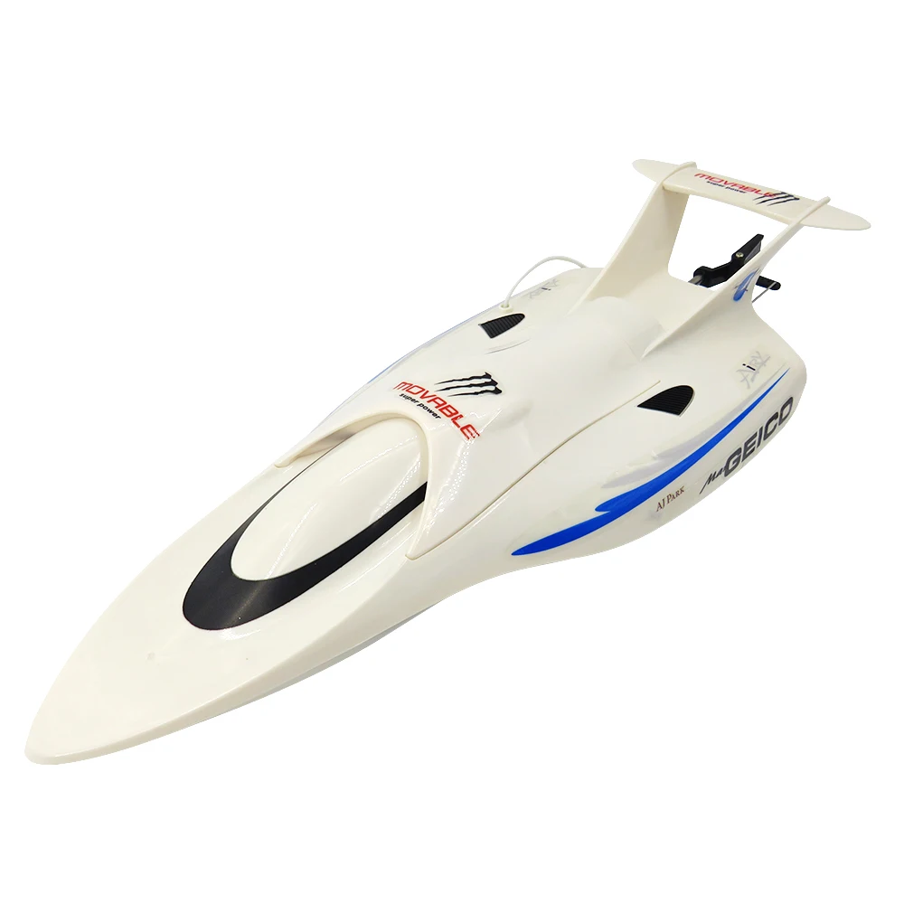 Flytec 3372 40 МГц белая радиоуправляемая лодка скорость 25 км/ч матовый мотор RTR игрушки
