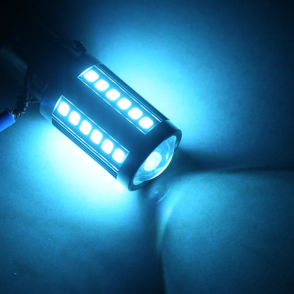 50 шт. Белый 1156 P21W Ba15s 33 2835 SMD светодиодный стоп-сигнал задний светильник 12В |